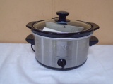 Tru Stainless Steel Slow Cooker w/ Lift Out Liner w/ Manual