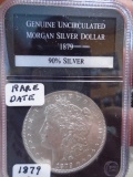 1879  O-Mint Genuine Uncirculated Morgan Silver Dollar