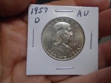 1957 D-Mint Franklin Half Dollar