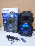 Tzumi Mega Bass LED Jobsite Speaker w/ Microphone & Remote