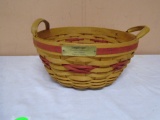 1999 Longaberger Popcorn Basket