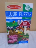 Melissa and Doug 36 Pc. Farm Floor Puzzle