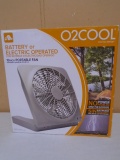 O2 Cool Battery or Electric 10 In. Portable Fan