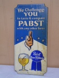 Pabst Blue Ribbon Wooden Bar Sign