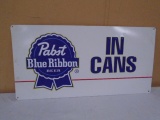 Pabst Blue Ribbon Metal Bar Sign