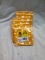Six Packs of Yellow Polka Dot Napkins 16 Napkins per pack