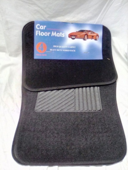 4 Piece Car Floor Mat Set
