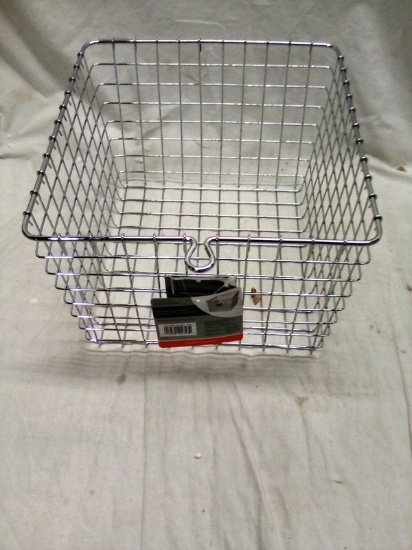 Spectrum Wire Basket 11.5"x12.5"x8" with name plate