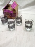 Qty. 4 Glass Candle Votive Holders