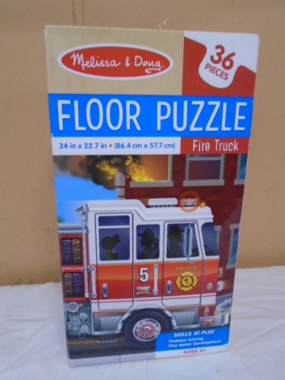 Melissa and Doug 36 Pc. Fire Truck Floor Puzzle