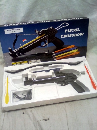 Pistol Mini Crossbow with target arrows