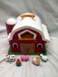 Kids Toy Composite Barn with Farmer and Animals