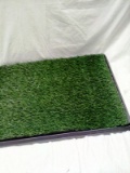 Artificial Turf Pet Potty Pad with Composite Tray