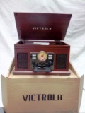 Vicortola 6-in-1 Turntable, CD, Stereo, Cassette Player