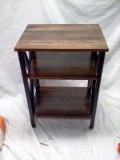 Wood and Metal Side Stand