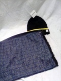 Men's Hat and Scarf Combo Set