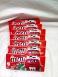 Qty. 7 boxes of Plaing Green and Red M&M's
