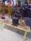Antique Enterprise Lard Press Mounted on Bench
