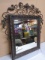 Beautiful Ornate Metal Art Beveled Glass Wall Mirror
