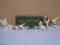 5 Pc. Ceramic Dog and Sign Group
