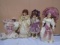 4pc Group of Porcelain Dolls