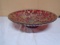 Large Mosaic Glass Pedistal Bowl