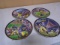 Set of 4 Michigan Wolverines Football Plates