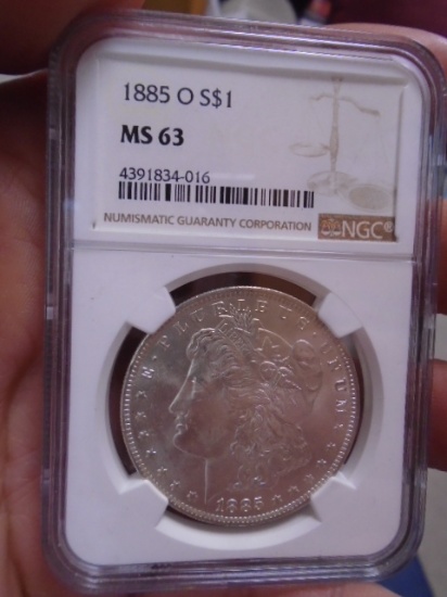 1885 O-Mint Morgan Silver Dollar