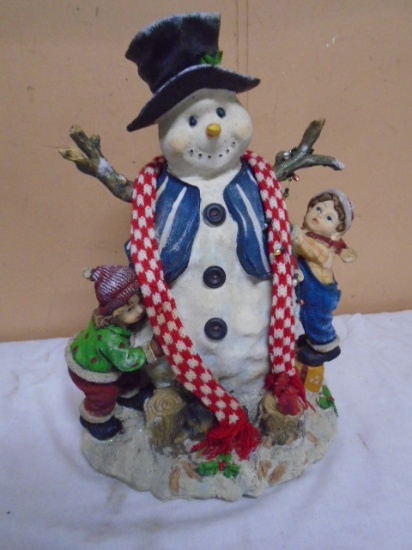 Large Snowman Statue