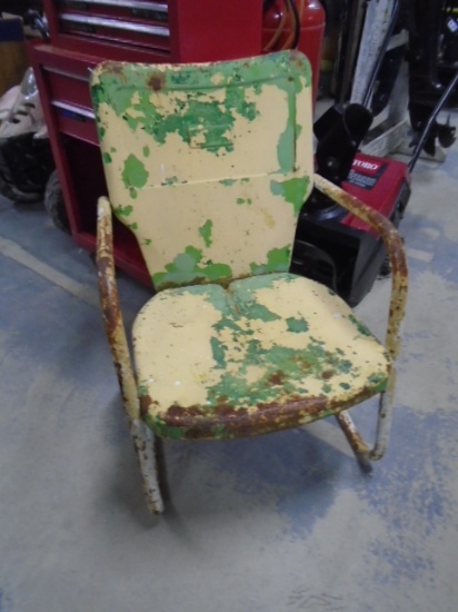 Vintage Outdoor Metal Chair