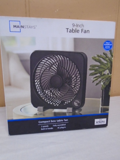 9 In. 3 Speed Table Fan