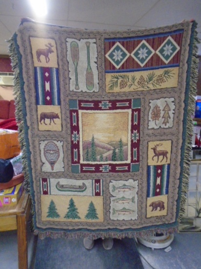 Beautiful Needlepoint Throw