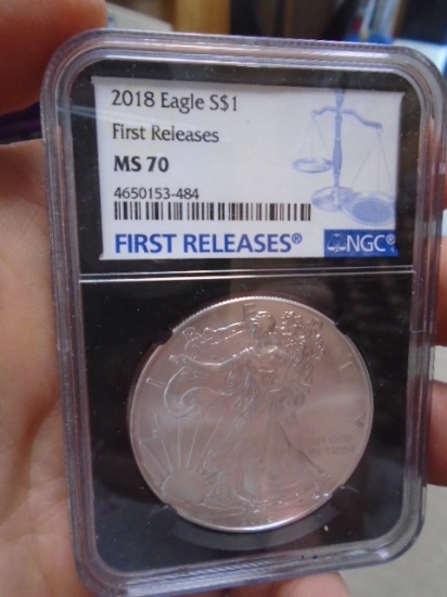 2018 First Releases Silver Eagle