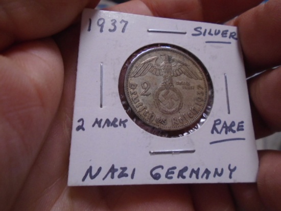 1937 Nazi Germany 2 Mark