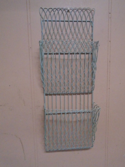 2 Tier Metal Art Wall Organizer