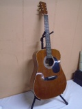 Harmony Model H106G Acoustic Guitar w/ Stand