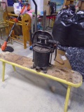 Antique Enterprise Lard Press Mounted on Bench