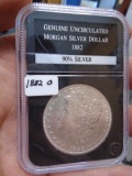 1882 O-Mint Genuine Uncirculated Morgan Silver Dollar