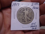 1917 Walking Liberty Half Dollar