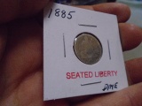 1885 Seated Liberty Dime