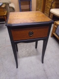 Antique Painted Side Table w/ Drawer