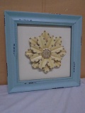 Wood Framed Wall Décor Piece