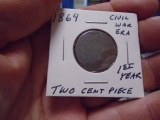1864 Two Cent Piece