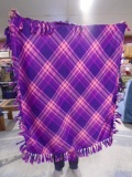 Like New Soft Hand Tied Throw