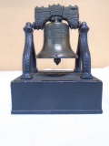 Metal Liberty Bell Bank