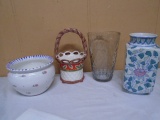 4pc Vase & Planter Group