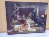 Metal Ducks Unlimited Labrador Sign