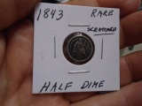 1843 Half Dime