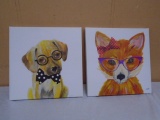 (2) Canvas Wall Art Pieces