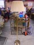 Brass Swing Arm Floor Lamp